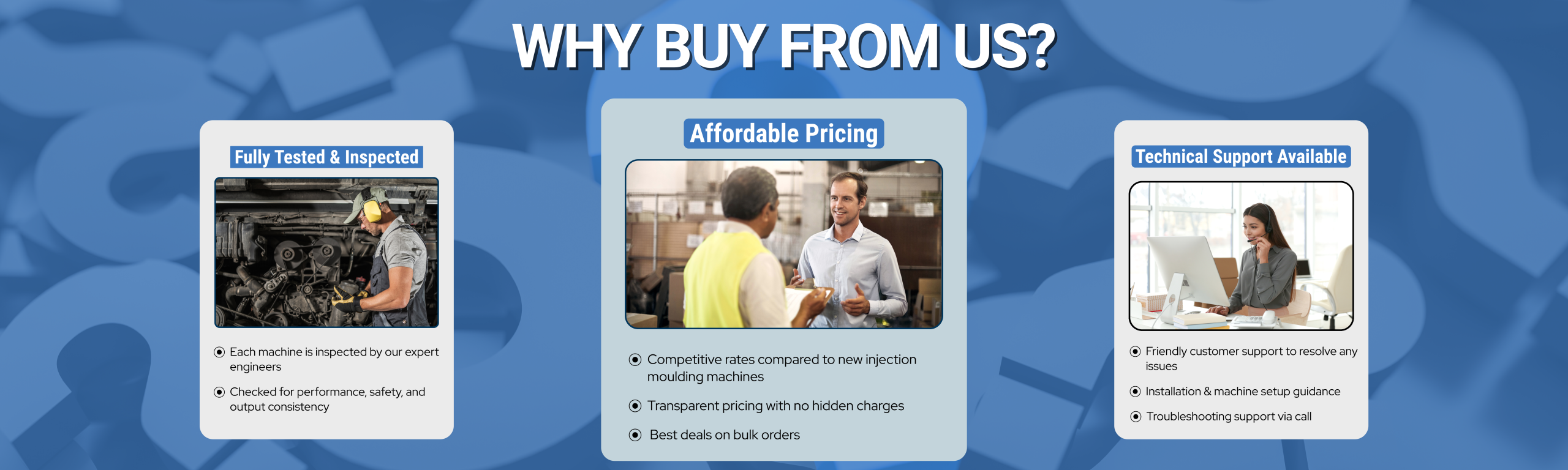 Why Choose us Neelgiri Machinery